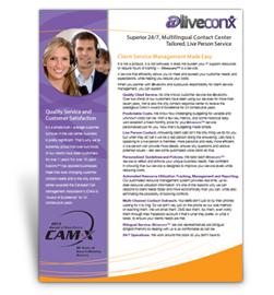 Book-facts @liveconx Call Centre Fact Sheet