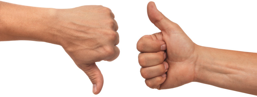 Thumbs Up - customer satisfaction